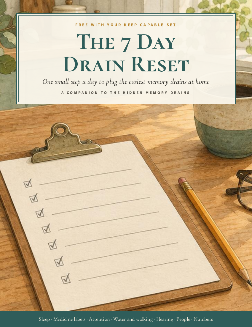The 7 Day Drain Reset digital guide cover