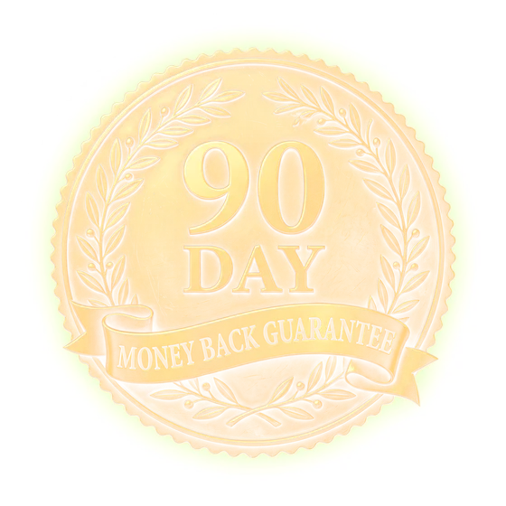 90 day money back guarantee seal